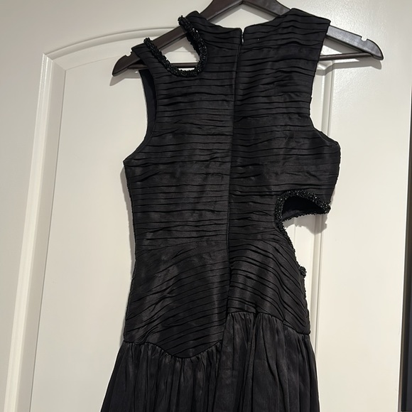 Jolie Abstract Cut Out Midi Dress